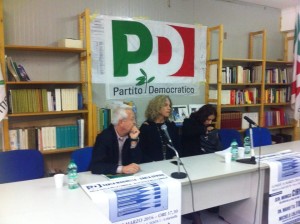 Sede Pd S. Marinella Senatrice Cirinnà, On. Marietta Tidei, Aldo Carletti